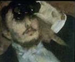 Renoir, La Loge (détail), Courtauld Institute Galleries, Londres.