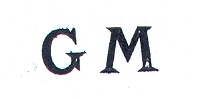 Monogramme de Guy de Maupassant